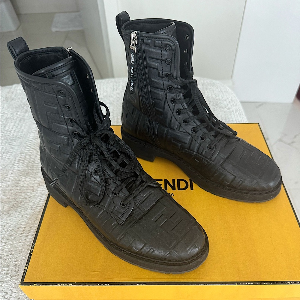 FENDI combat boots